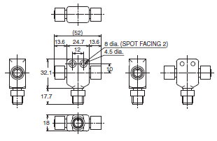 F3SG-R Series Dimensions 145 