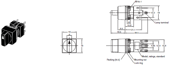 A165S / W Dimensions 3 