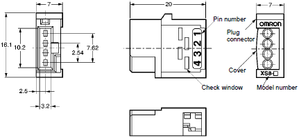 SRT2-[]D08S Dimensions 5 