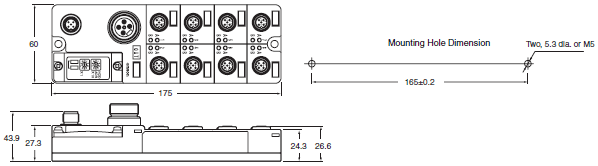 DRT2-[]D04CL(-1) / []D08C(-1) / []D08CL(-1) / []D16C(-1) / []D16CL(-1) Dimensions 5 DRT2-OD08C_Dim