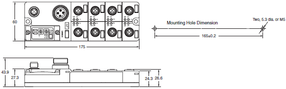 DRT2-[]D04CL(-1) / []D08C(-1) / []D08CL(-1) / []D16C(-1) / []D16CL(-1) Dimensions 10 DRT2-ID08CL(-1)_Dim