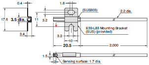 E32 Series Dimensions 341 