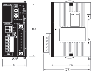 CPM2C Dimensions 5 