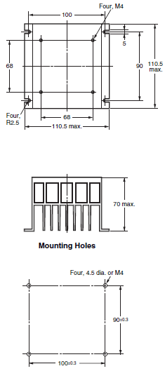 G3PE (Three-phase) Dimensions 15 