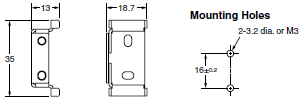 CRT1-VAD04[][] / VDA02[][] Dimensions 3 