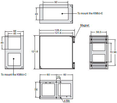 KM50-C Dimensions 17 