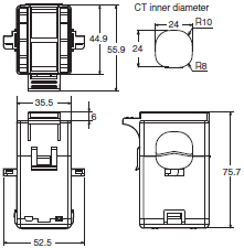 KM50-C Dimensions 8 