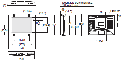 FZM1 Series Dimensions 30 