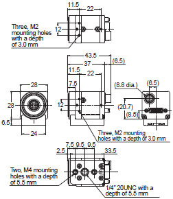 FZM1 Series Dimensions 14 