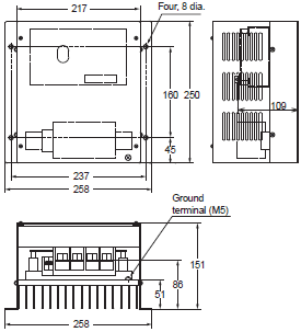 3G3RX-V1 Dimensions 17 