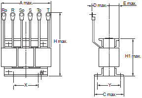 3G3RX-V1 Dimensions 50 