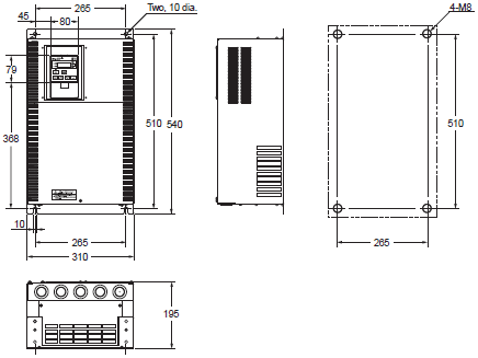 3G3RX-V1 Dimensions 5 