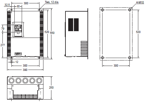 3G3RX-V1 Dimensions 6 