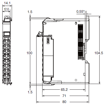 NX-AD / DA Dimensions 2 