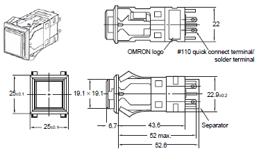 A3P (Super Luminosity Type) Dimensions 2 