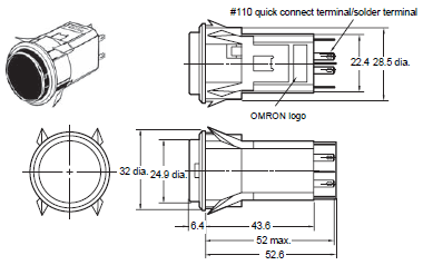 A3P (Super Luminosity Type) Dimensions 3 