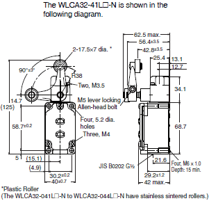 WL-N / WL Dimensions 76 