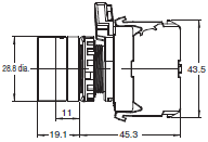 A22NN / A22NL Dimensions 18 