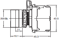 A22NN / A22NL Dimensions 8 