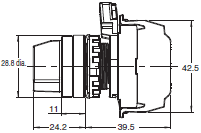 A22NS / A22NW Dimensions 7 