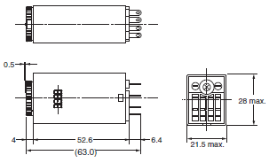 H3YN-[]-B Dimensions 3 