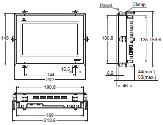 NB-S Series Dimensions 1 