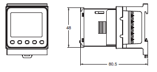 E5CD-800 Dimensions 25 