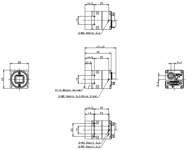 STC / FS Series Dimensions 32 
