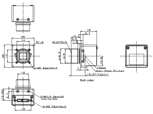 STC / FS Series Dimensions 75 