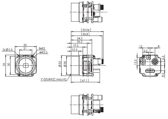 STC / FS Series Dimensions 52 