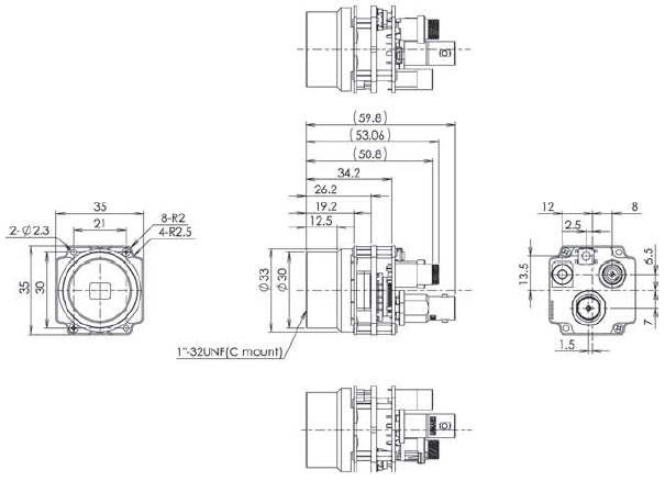 STC / FS Series Dimensions 56 