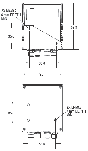 QX-870 Series Dimensions 1 