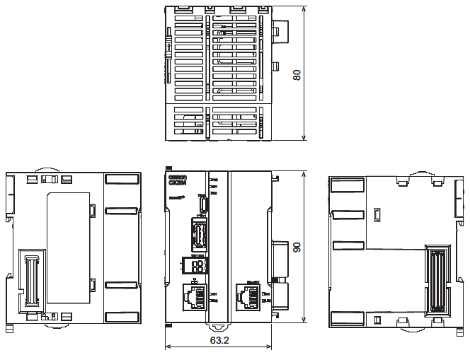 CK[]M-CPU1[]1 Dimensions 1 