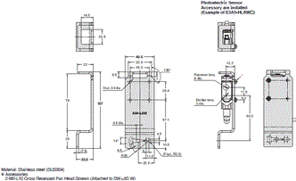 E3AS-HL / F / L Series Dimensions 22 