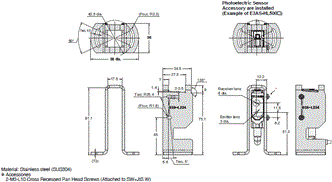 E3AS-HL / F / L Series Dimensions 23 