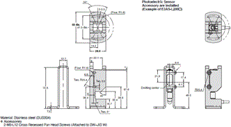 E3AS-HL / F / L Series Dimensions 32 