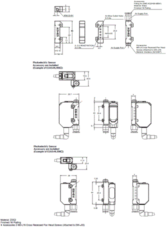 E3AS Series Dimensions 37 