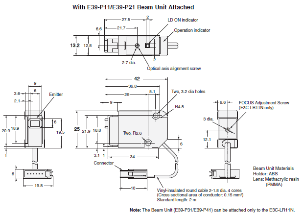 E3C-LDA[]N Dimensions 4 