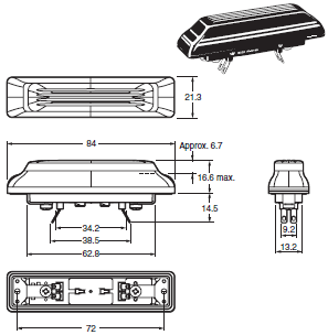 A4E Dimensions 12 A4E-B200VA_Dim