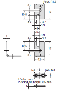 E39-L / -S / -R Dimensions 3 