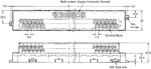 XW2B (Standard-type) Dimensions 11 