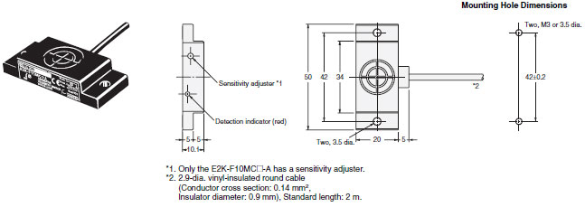 E2K-F Dimensions 2 