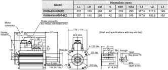 R88M-K, R88D-KN[]-ECT Dimensions 69 