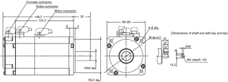 R88M-K, R88D-KT Dimensions 27 