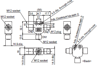 D6FZ-FGT Series Dimensions 8 