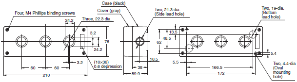 A22NS / A22NW Dimensions 34 