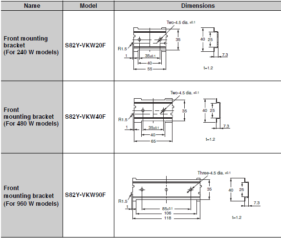 S8VK-WB Dimensions 4 